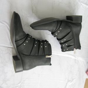 Olivia + Kate moto ankle boots 8.5